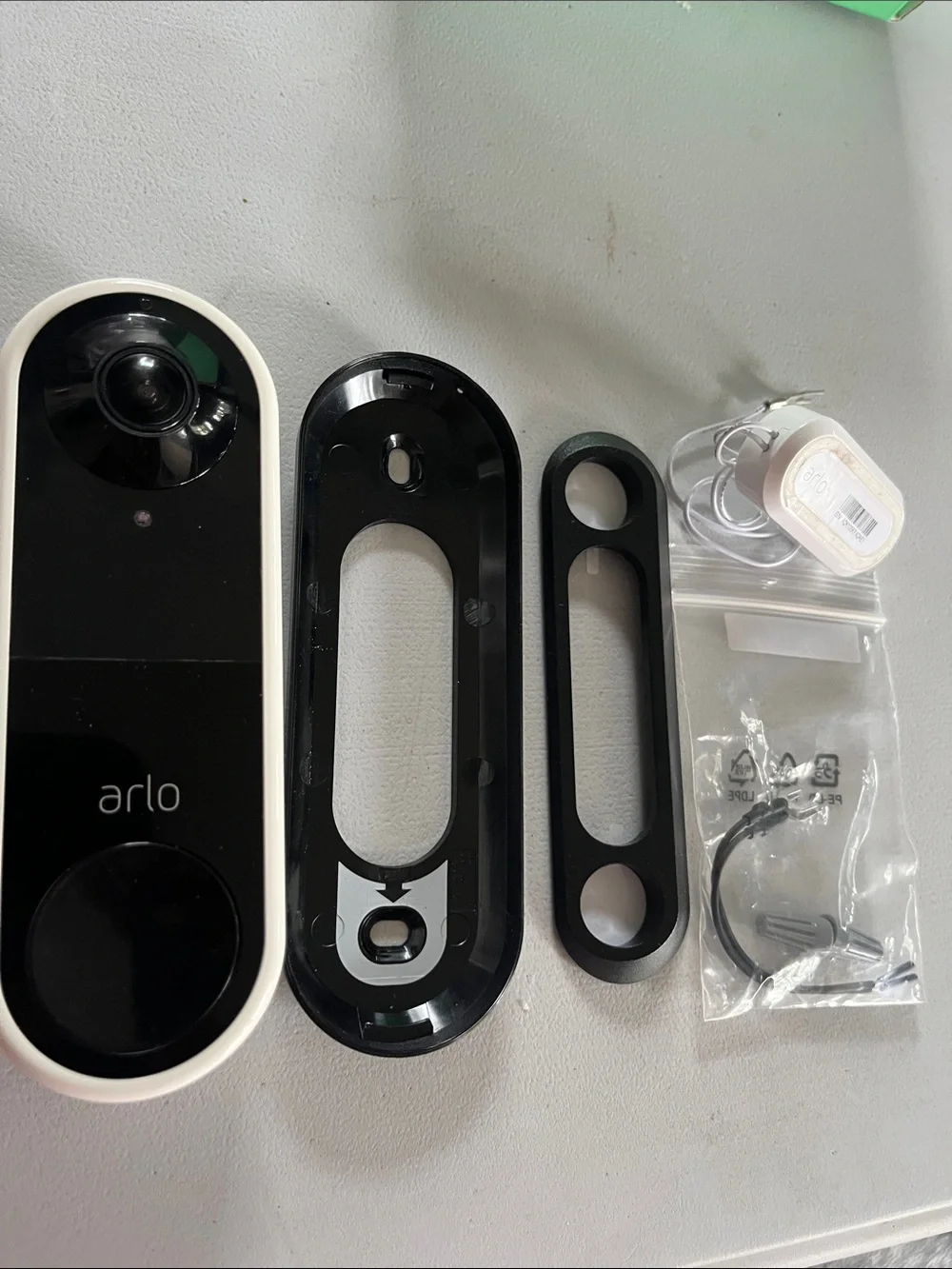 Arlo video doorbell camera smart security wired only model AVD1001